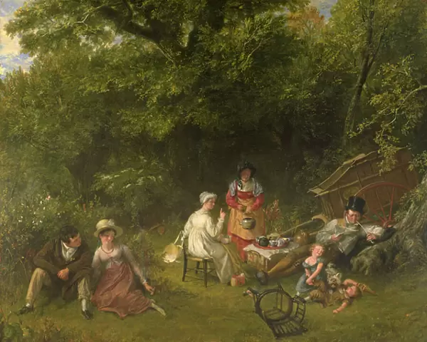 Londoners Gypsying, 1820 (oil on canvas)
