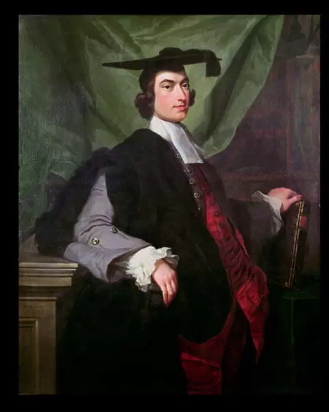 Portrait of a Scholar (oil on canvas)