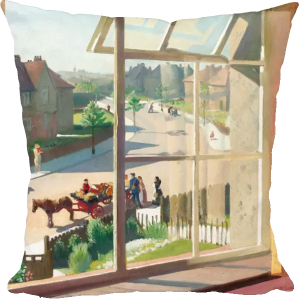 View from the artists bedroom, c. 1930 (oil on canvas) (for detail see 244507)
