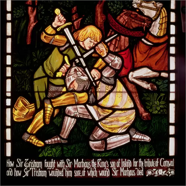 The Fight with Sir Marhalt, from The Story of Tristan and Isolde