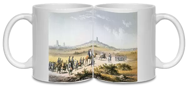 Entrance of Heinrich Barths (1821-65) Caravan into Timbuktu in 1853