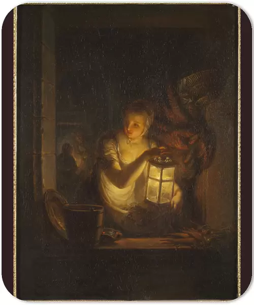 A Woman with A Lantern, 1818 (oil on canvas)