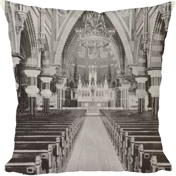 Philadelphia: Interior Church of St James the Greater, Chestnut and Thirty-eighth Streets (b  /  w photo)
