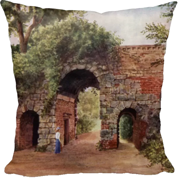 Kew Gardens: The Ruined Arch (colour litho)