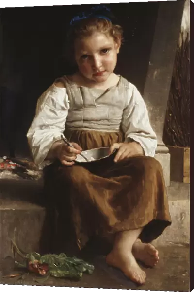 Gruel (Little Girl Eating her Soup), 1872 (oil on canvas)