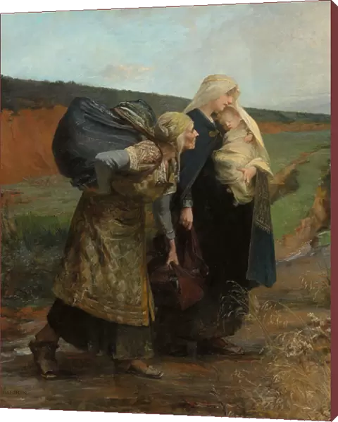 La Repudiee, 1882 (oil on canvas)