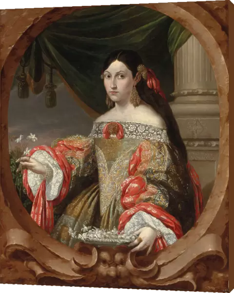 Portrait of a lady, 1682 (oil on canvas)