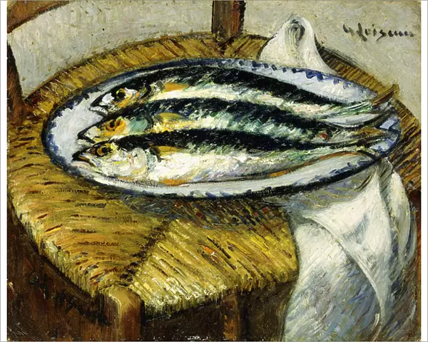 The Dish of Mackerels, c. 1923 (oil on board)