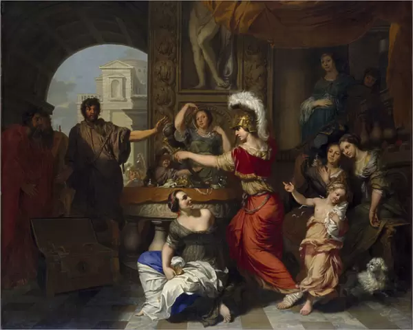 Achille decouvert par Ulysse parmi les filles de Lycomede a Skyros - Achilles Discovered