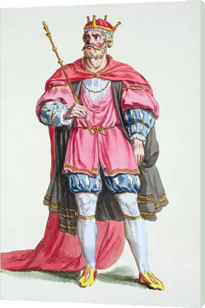 William the Conqueror (1027-87), from Receuil des Estampes