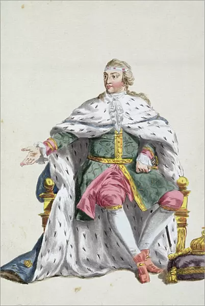 Charles XII (1682-1718) King of Sweden from Receuil des Estampes