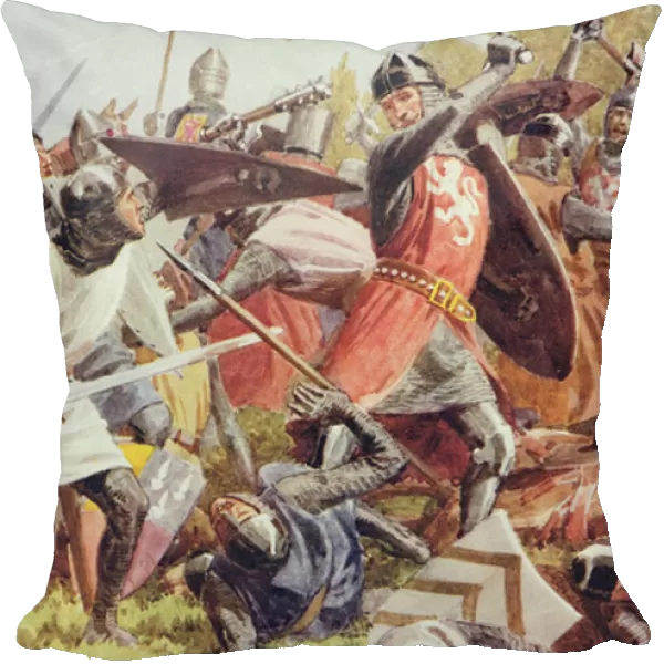 The Battle of Evesham on 4th August 1265, from British Battles on Land and Sea
