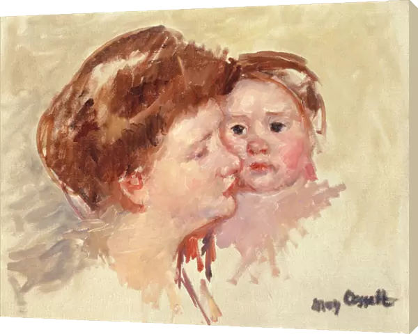 Mother in Profile with Baby Cheek to Cheek (No. 2), c. 1909 (oil on canvas)