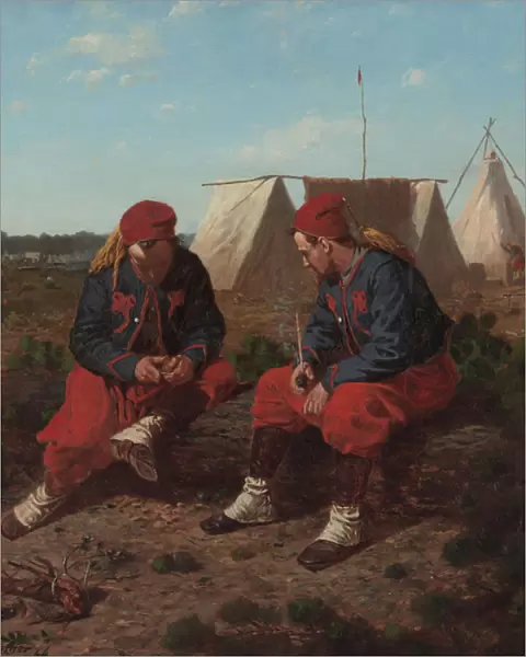The Brierwood Pipe, 1864 (oil on canvas)