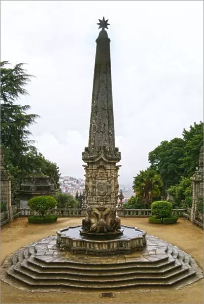 Santuario de Nossa Senhora dos Remedios obelisk, Lamego, Portugal. 1738 (granite)