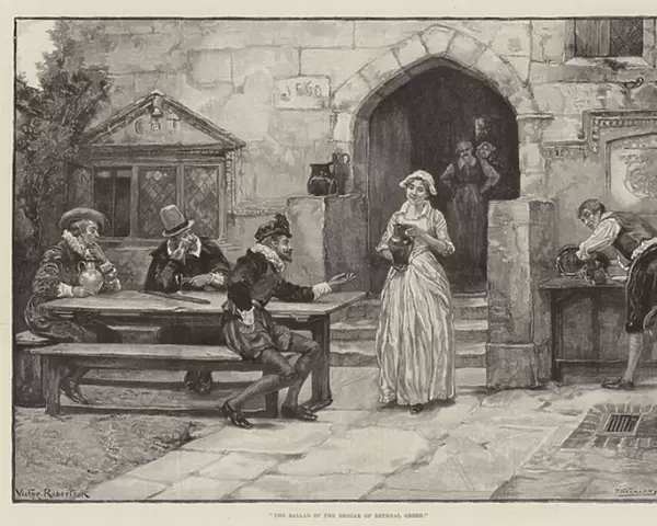 The Ballad of the Beggar of Bethnal Green (engraving)