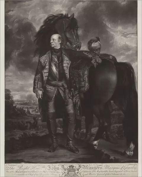 John Manners, Marquess of Granby (mezzotint)