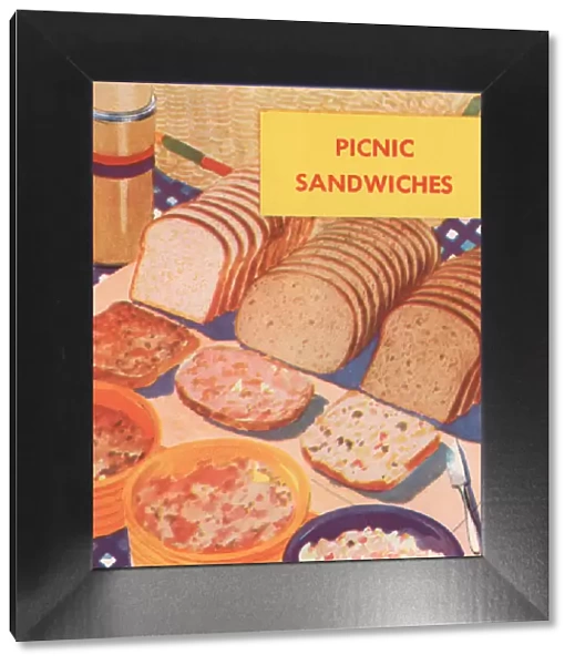 Sandwiches: For A Picnic, 1931 (screen print)