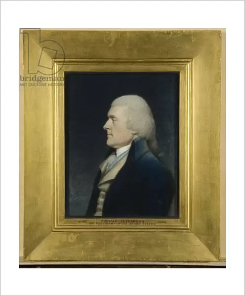 Thomas Jefferson, c. 1797 (pastel on grey paper)