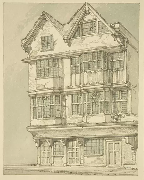 114 and 115 Redcliffe Street (pencil & w  /  c on paper)