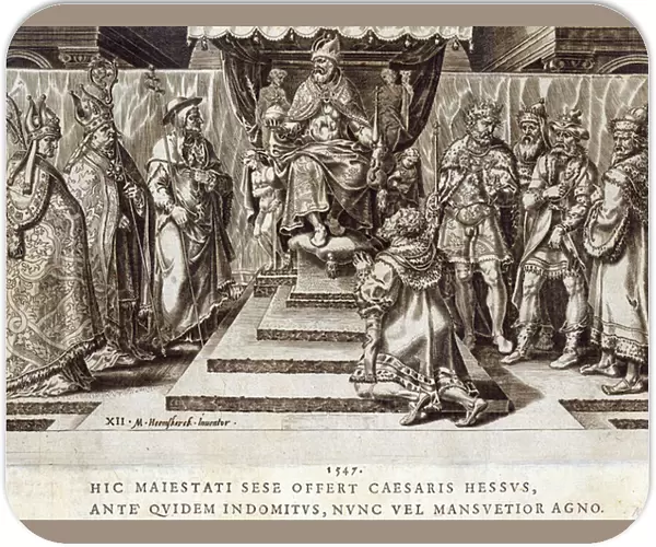 The Submission of Philip, Landgrave of Hesen in 1547, plate 12 from
