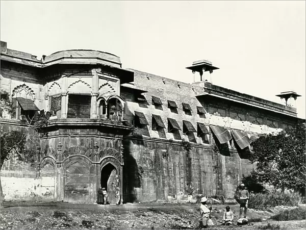 Palace, Delhi, c. 1858 (b  /  w photo)