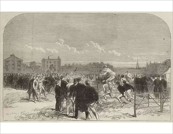 Atheltic sports by the Westminster scholars (engraving)