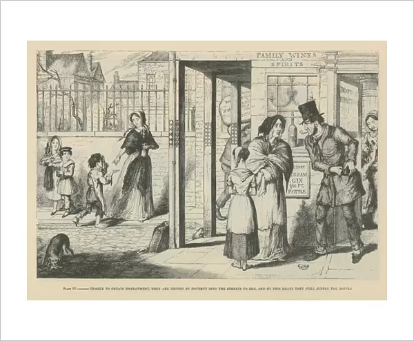 Unable to obtain employment (engraving)