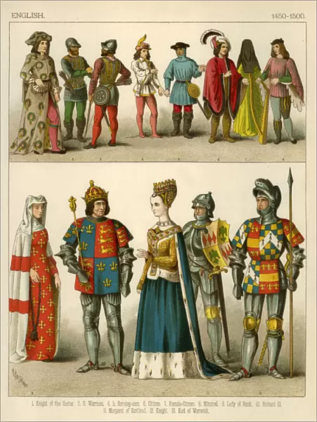 English Costume 1450-1500