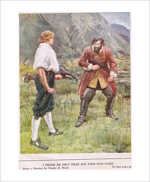 I think he knew that his time had come (colour litho)