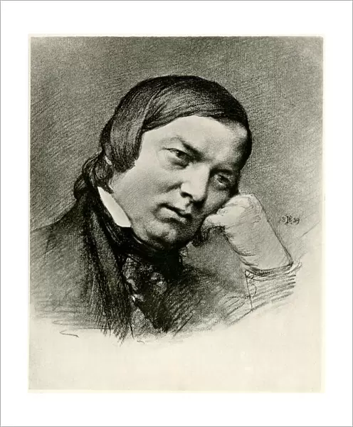Robert Schumann, 1859 (phototype)