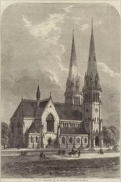 The New Cathedral of St Andrew, Inverness (engraving)