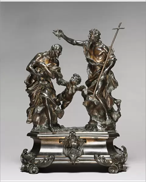 Baptism of Christ, designed 1645-46, probably made 1650-55 (bronze)