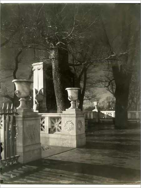 Shaw Memorial at night, Boston, Mass, USA, c. 1902-10 (gelatin silver photo)