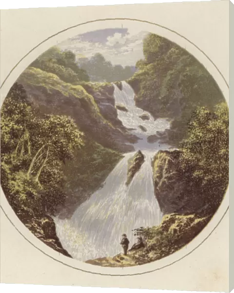 Frontispiece illustration for English Lake Scenery (colour litho)