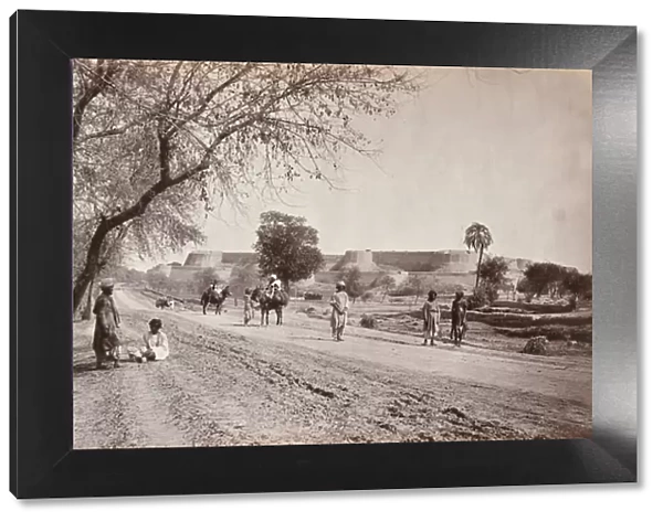 Peshawar Fort and surroundings, from Jail, c. 1862 (photo)
