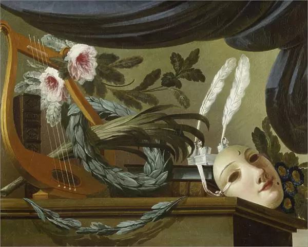 An Allegory of Design and Architecture, (oil on canvas)