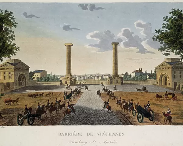 Barriers of Vincennes by Courvoisier, 1827