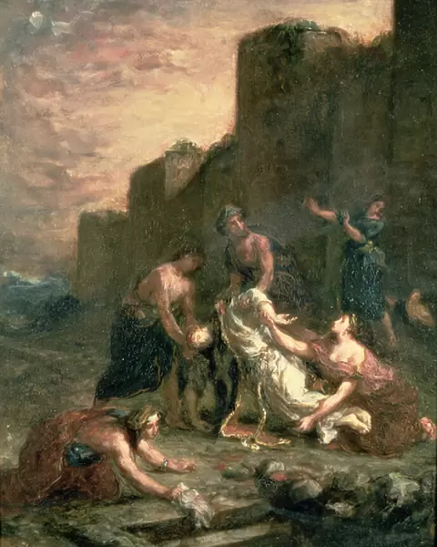 The Martyrdom of St. Stephen, 1860 (oil on canvas)
