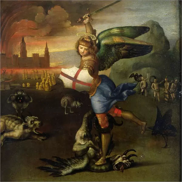 St. Michael, c. 1503-05 (oil on panel) (see also 15971)