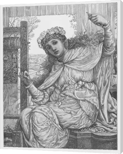 The Lady of Shalott (litho)