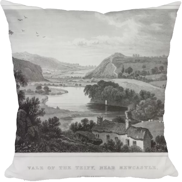Vale of the Teify, near Newcastle, Cardiganshire (engraving)