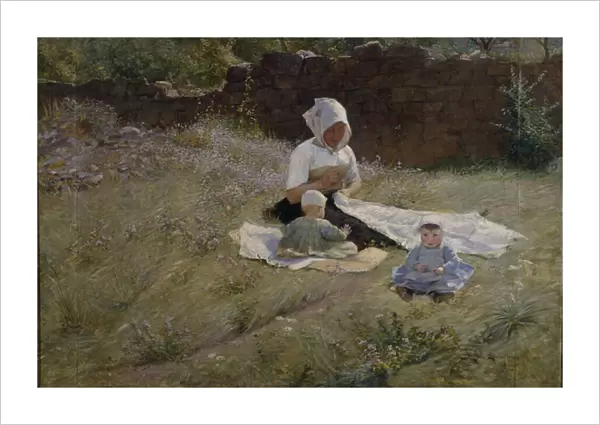 Genre (little girl), 1891 (oil on canvas)