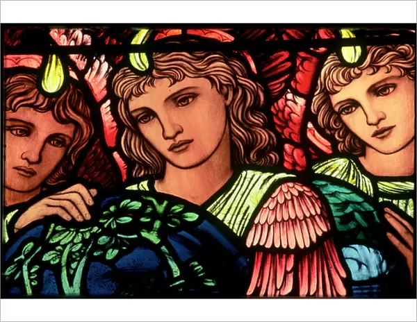 Angels of Creation: The Third Day, by Sir Edward Burne-Jones (1833-98), c. 1890