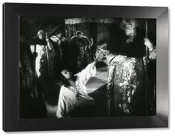 Scene from the film 'Ivan The Terrible'by Sergei Eisenstein by Anonymous. Photograph, 1945-1958. Private Collection