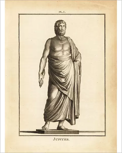 Statue of the Roman god Jupiter