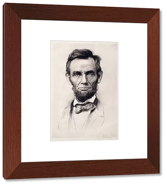 Portrait of Lincoln (engraving)