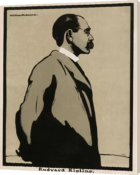 Rudyard Kipling (1865 - 1936), pub. 1899 (colour lithograph)