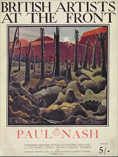 We Are Making a New World, Frontispiece from British Artists at the Front, Continuation of The Western Front, Part Three, Paul Nash, 1918 (colour litho)