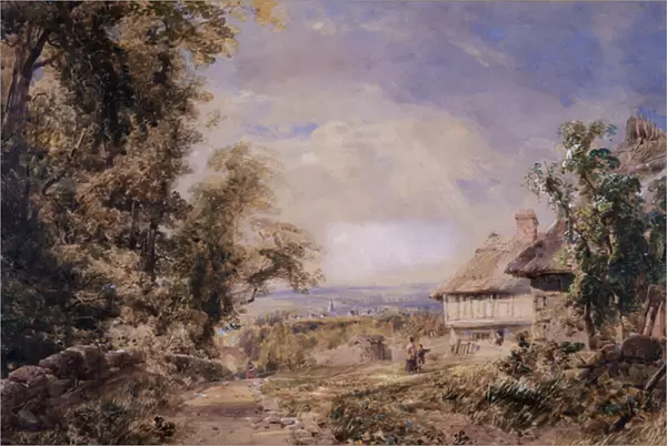 View near Half Yoke House, 1850-61